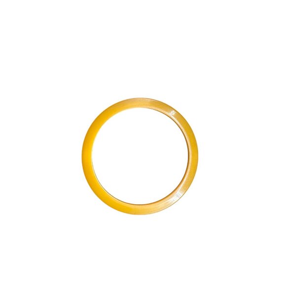 Vintage Bakelite Bangle Bracelets Set Of 3 Orange Brown Green Retro Style - Picture 5 of 7